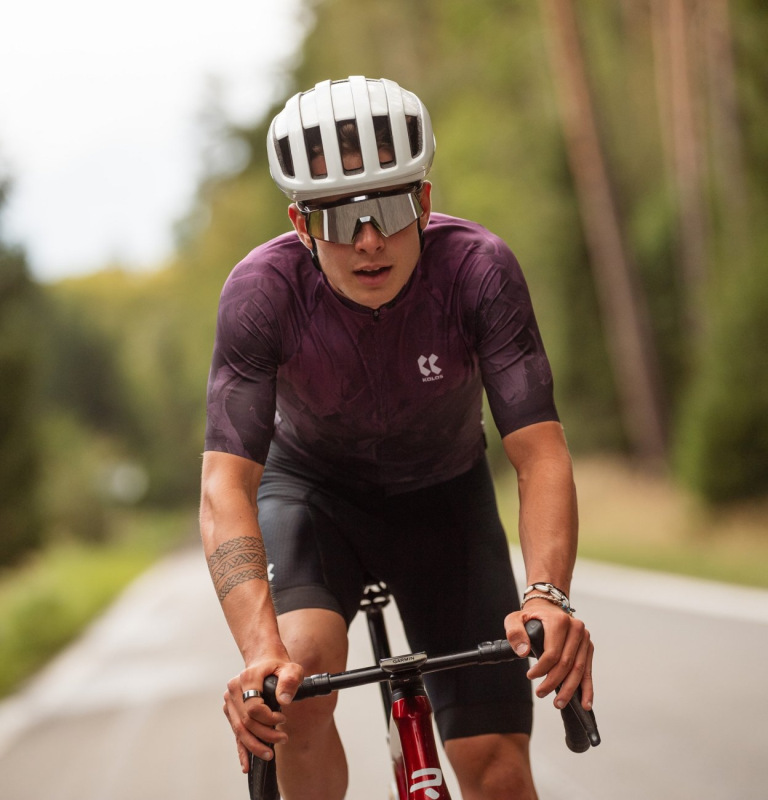 Cyklistický dres MOTION Z6 | Plum Purple 2
