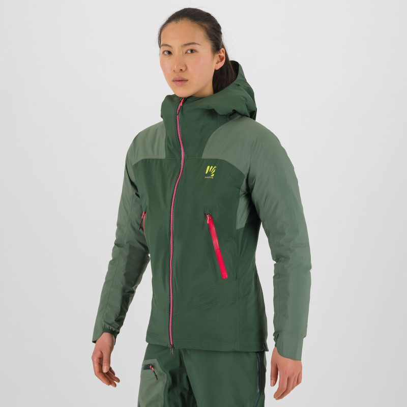 Karpos Valsesia Shell Dámska Bunda Jungle Green/Duck Green 4