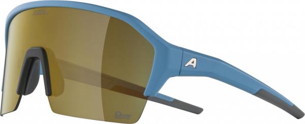 ALPINA Cyklistické okuliare RAM HR Q-Lite dymovo modré mat