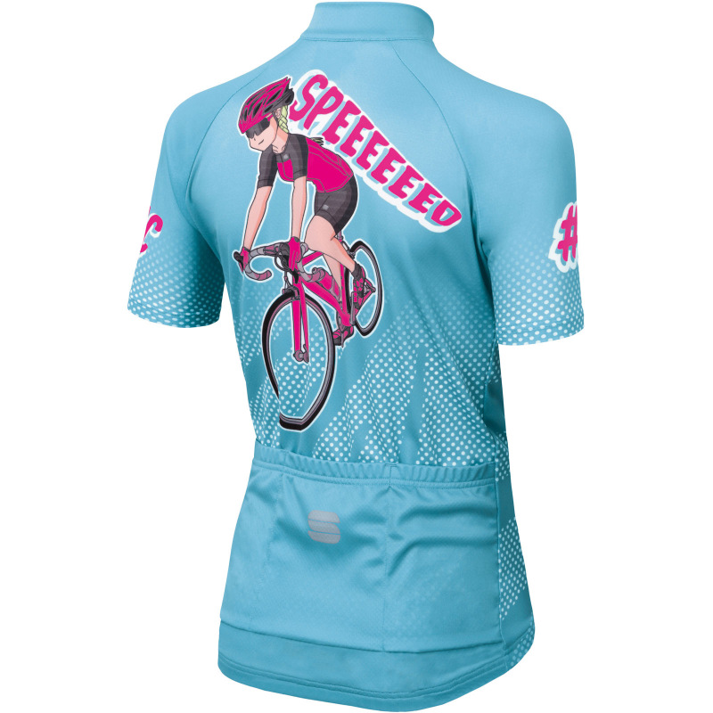 Sportful Super GIRL dievčenský dres svetlo modrý 1