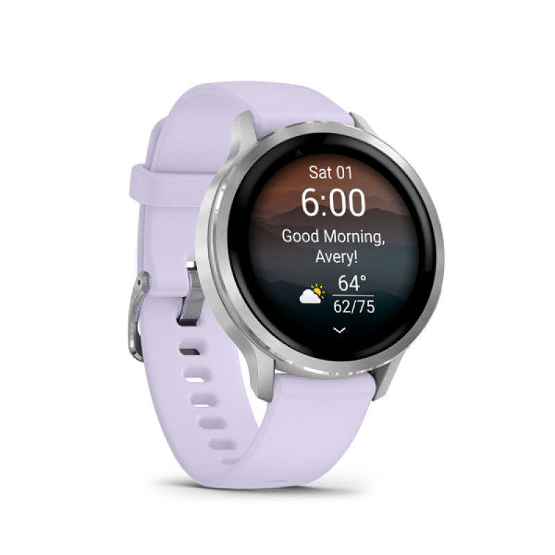 Garmin VENU 4 - 41mm, Gray/ Silver + Periwinkle 3