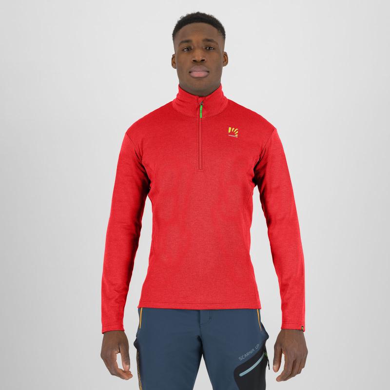 Karpos Pizzocco Half Zip Flíska Fiery Red