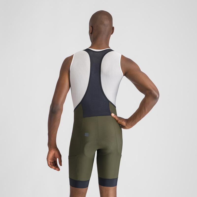 Sportful GIARA 2 kraťasy s trakmi dark green 1