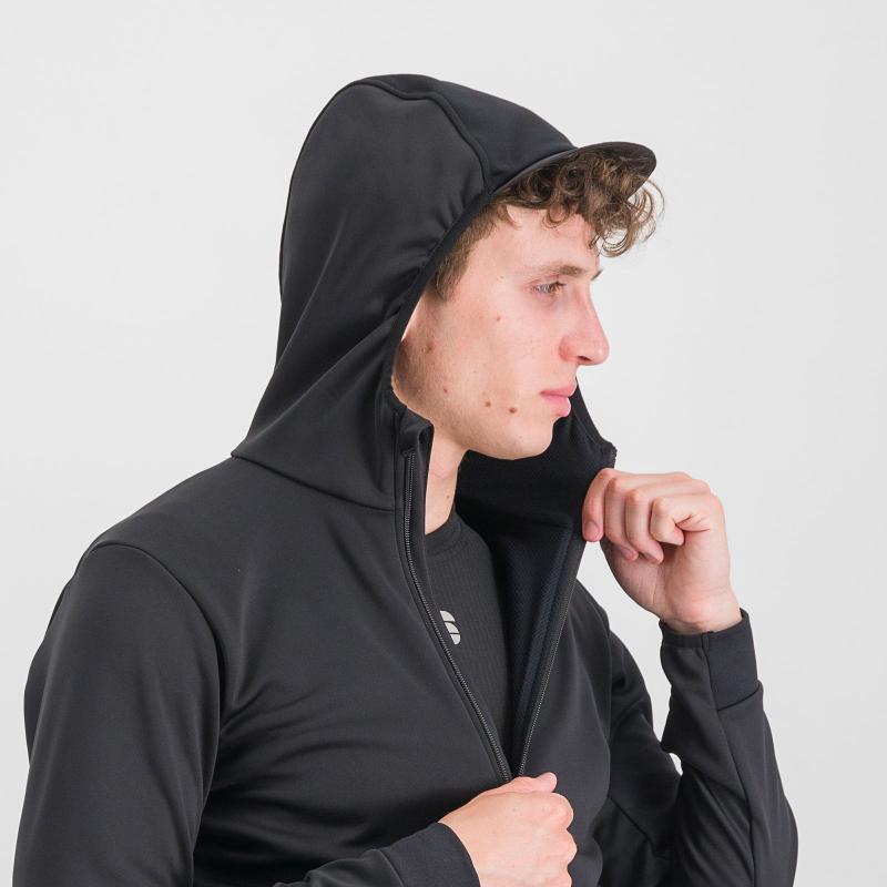 SPORTFUL METRO SOFTSHELL mestská cyklobunda čierna