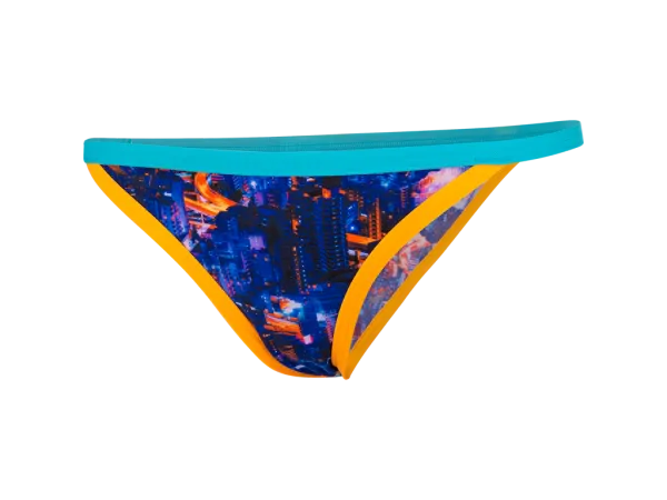 Dámske plavky Speedo Flipturns TULIP BRF Blue/Orange