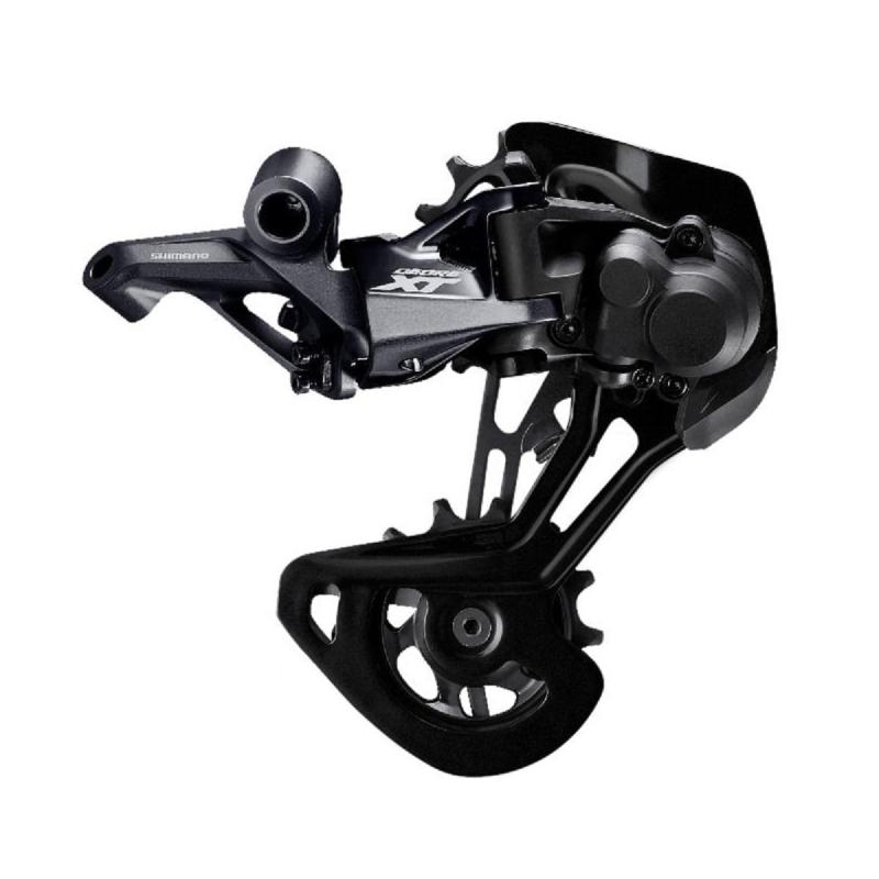 SHIMANO prehadzovačka XT M8100 1x12-k. čierna dlhé ramienko Shadow+