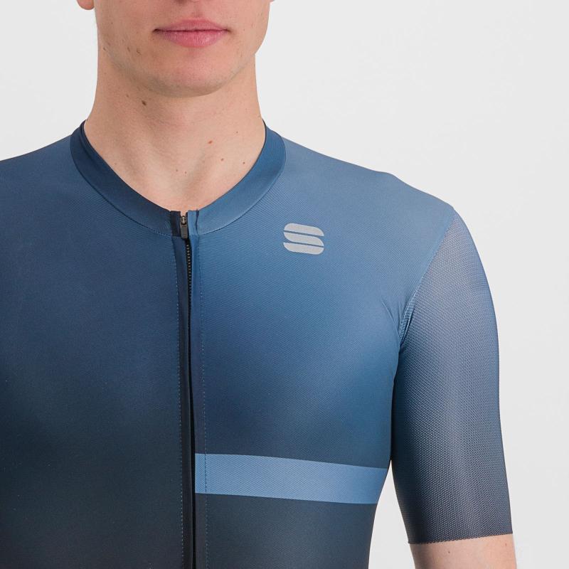 Sportful Bomber Kombinéza čierna/modrá 3