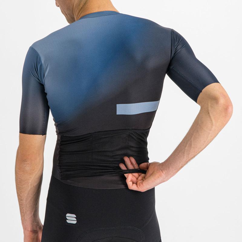 Sportful Bomber Kombinéza čierna/modrá 8