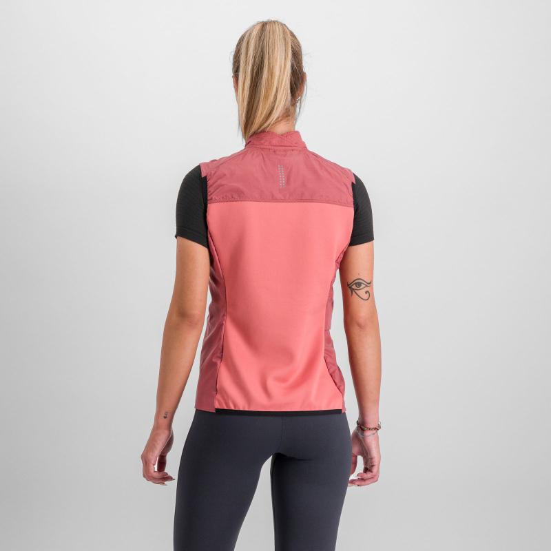 Sportful CARDIO dámska vesta dusty red