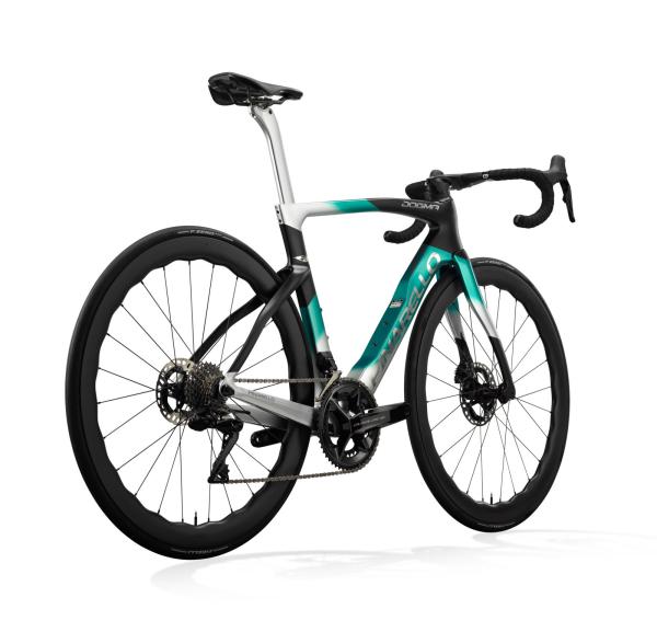 Pinarello Dogma F DuraAce Di2 2x12DB PM Princeton Peak 4550 DB HG12 Nebula Green Silver 1