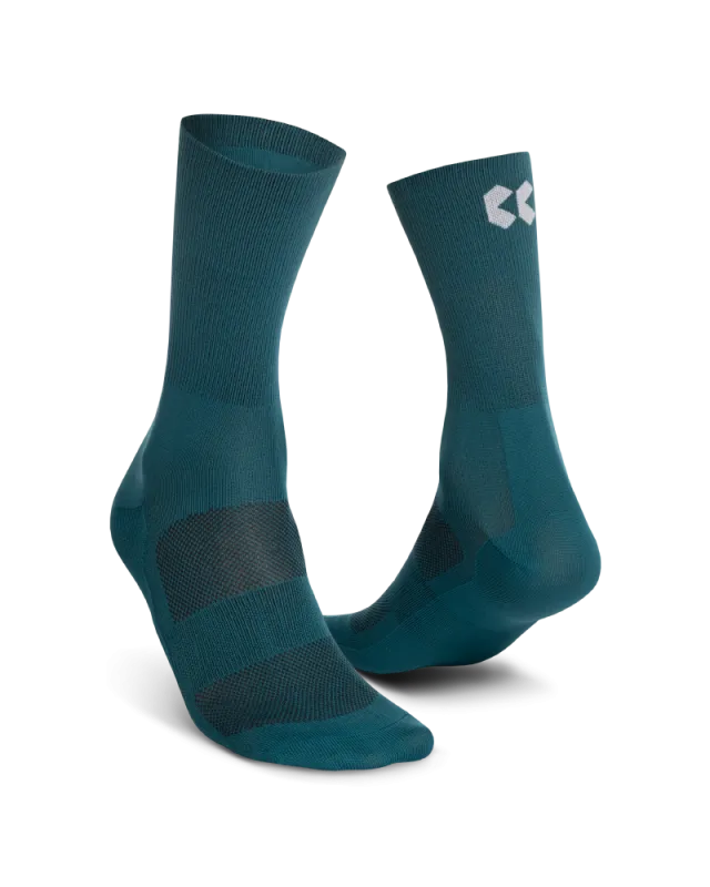 Cyklistické Ponožky KALAS Z3 | Ponožky vysoké | petrol blue