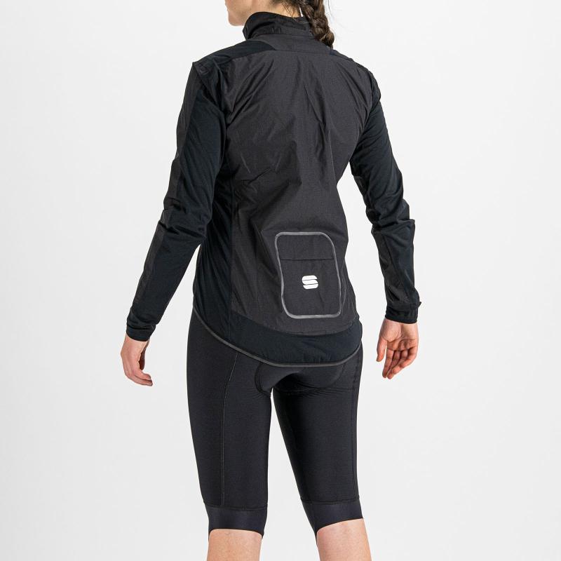 SPORTFUL Hot Pack No Rain dámska cyklo bunda čierna