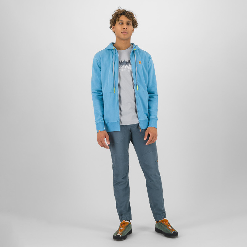 Karpos VOLPE FULL ZIP mikina s kapucňou niagara 5