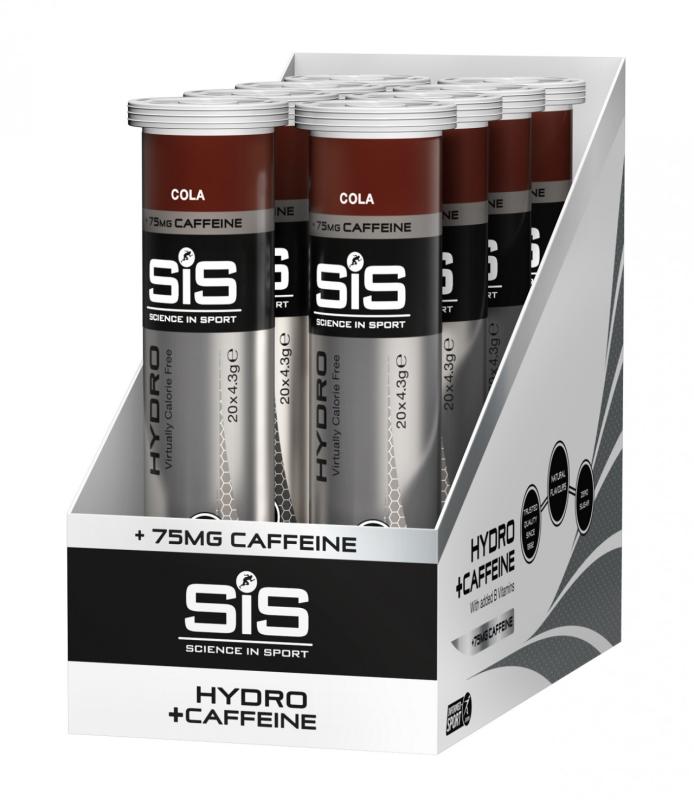 SiS GO Hydro tablety kola + kofeín 20x4g