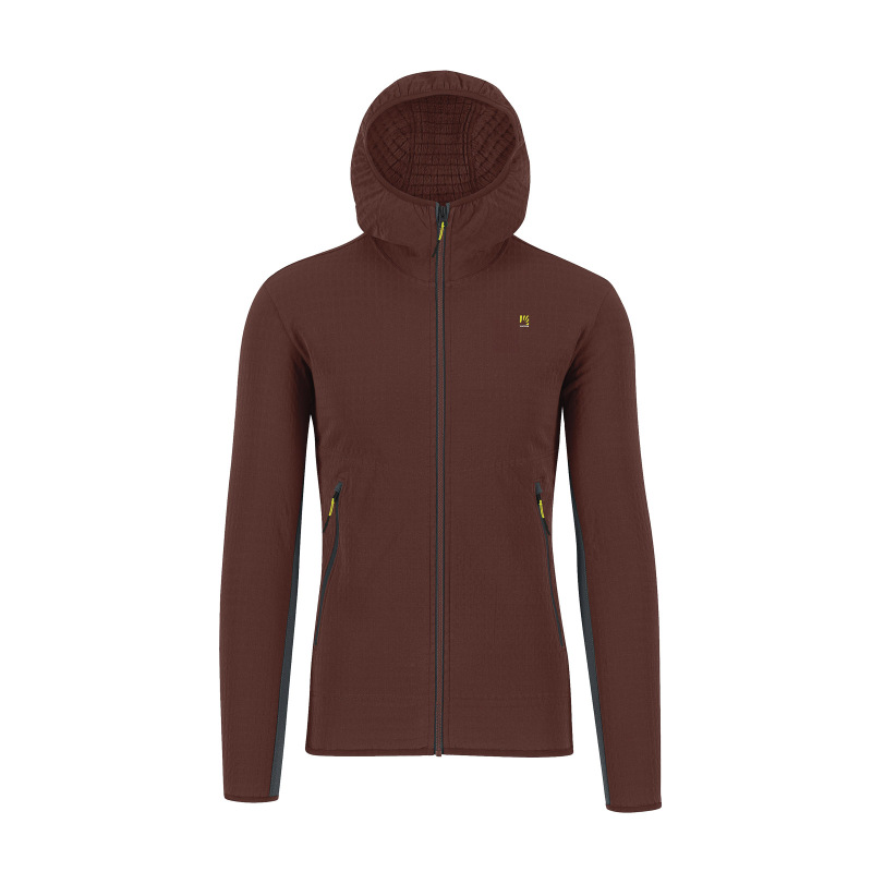 Karpos Marmolada Hoodie Flíska Mahogany/Woodl.Gray