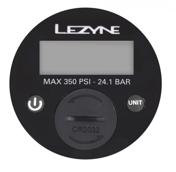 LEZYNE Náhradný digitálny tlakomer pre stojace pumpy 350 PSI, 3,5"