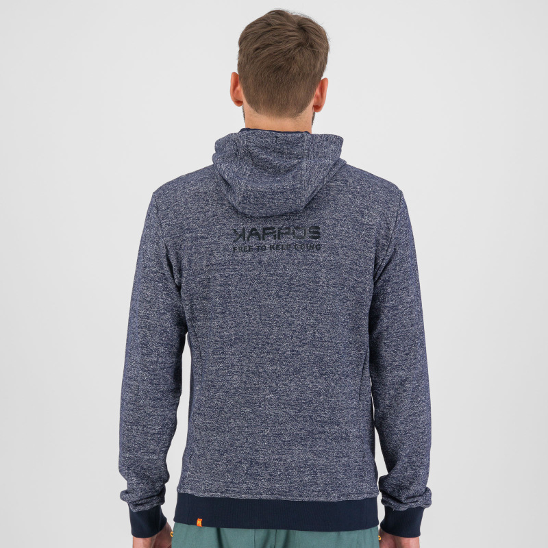 Karpos TOTOGA HEMP mikina so zipsom Sky Captain Melange 4