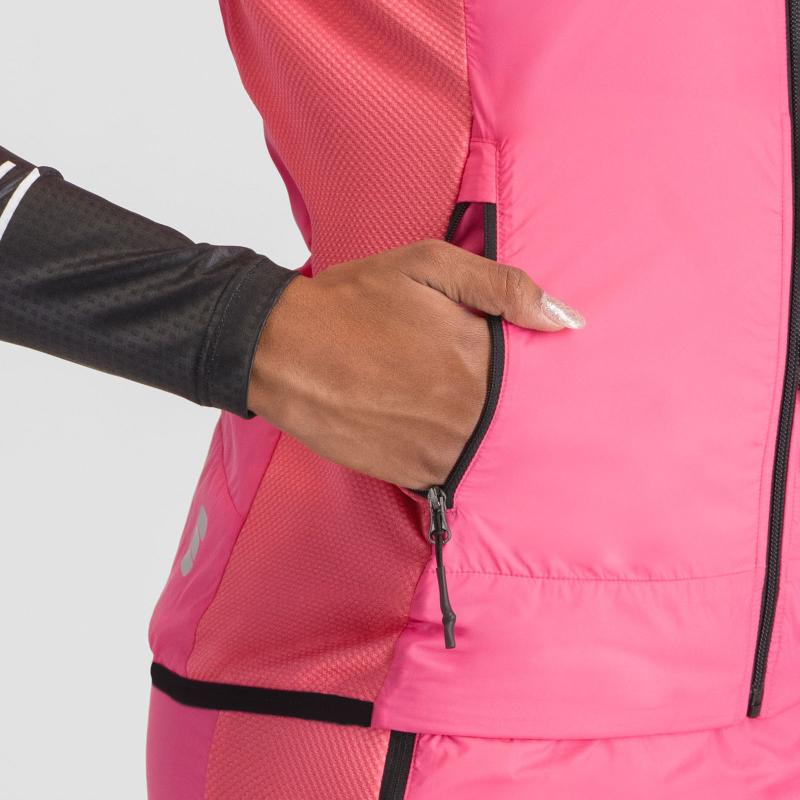 Sportful PUFFY dámska bunda raspberry pink