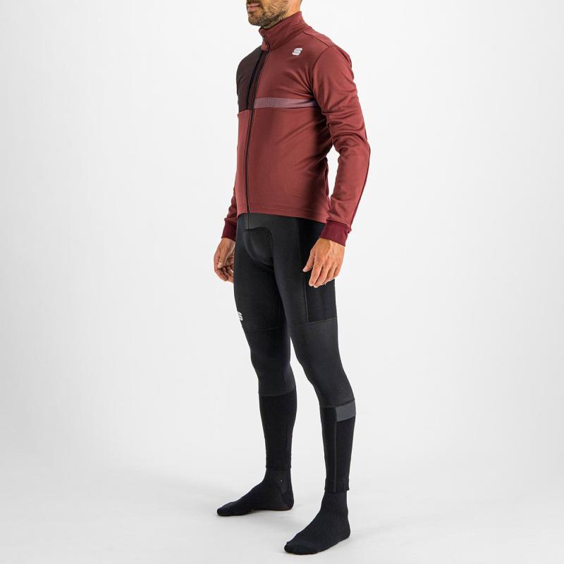 SPORTFUL GIARA SOFTSHELL bunda tmavočervená