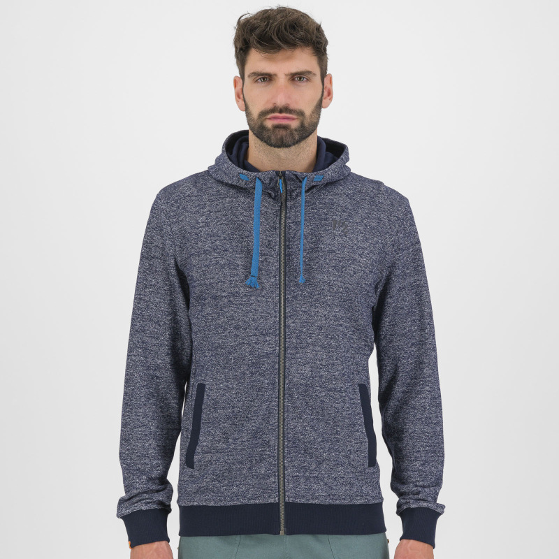 Karpos TOTOGA HEMP mikina so zipsom Sky Captain Melange 2