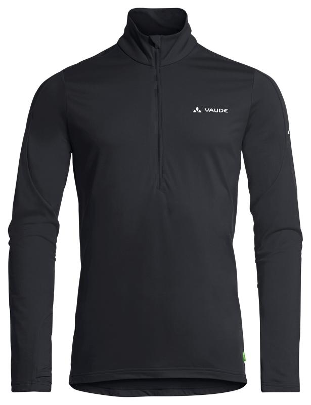 Vaude fleecový pulóver Livigno Halfzip II, pánsky, black