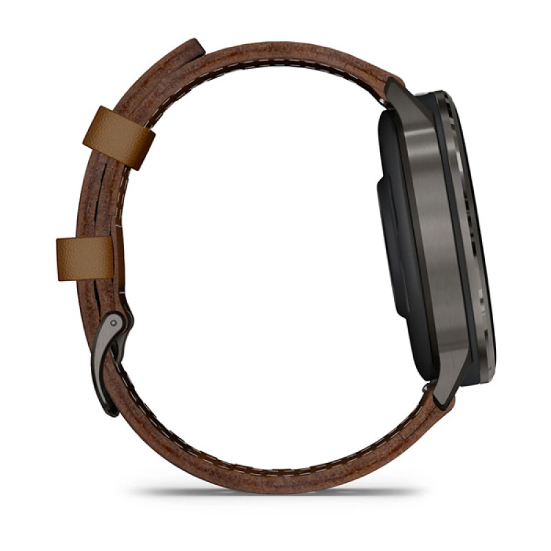 Garmin VENU 4 - 45mm,Black/ Slate + Leather 6