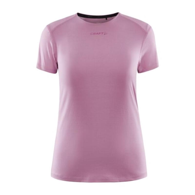Dámske bežecké tričko CRAFT ADV Essence Slim ružová