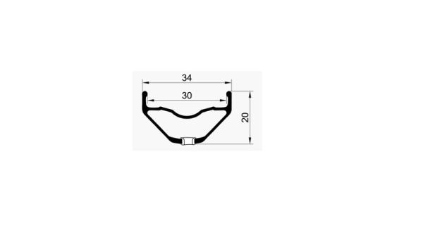 REMERX ráfik RX 2030 (622) 622X30 BA+nit, 32 dier,FV