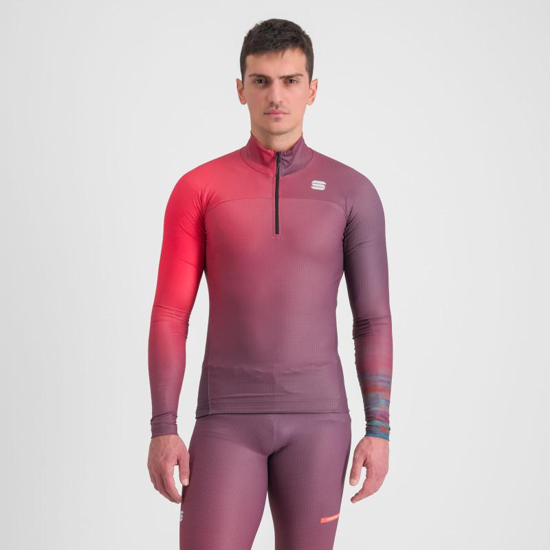 Sportful APEX dres huckleberry/tango red