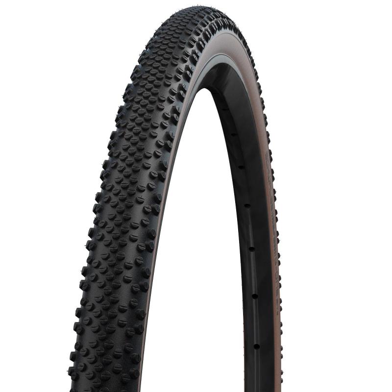 SCHWALBE plášť G-ONE BITE 700x40C (40-622) 67TPI RaceG TLE 485g Bronze Sidewall