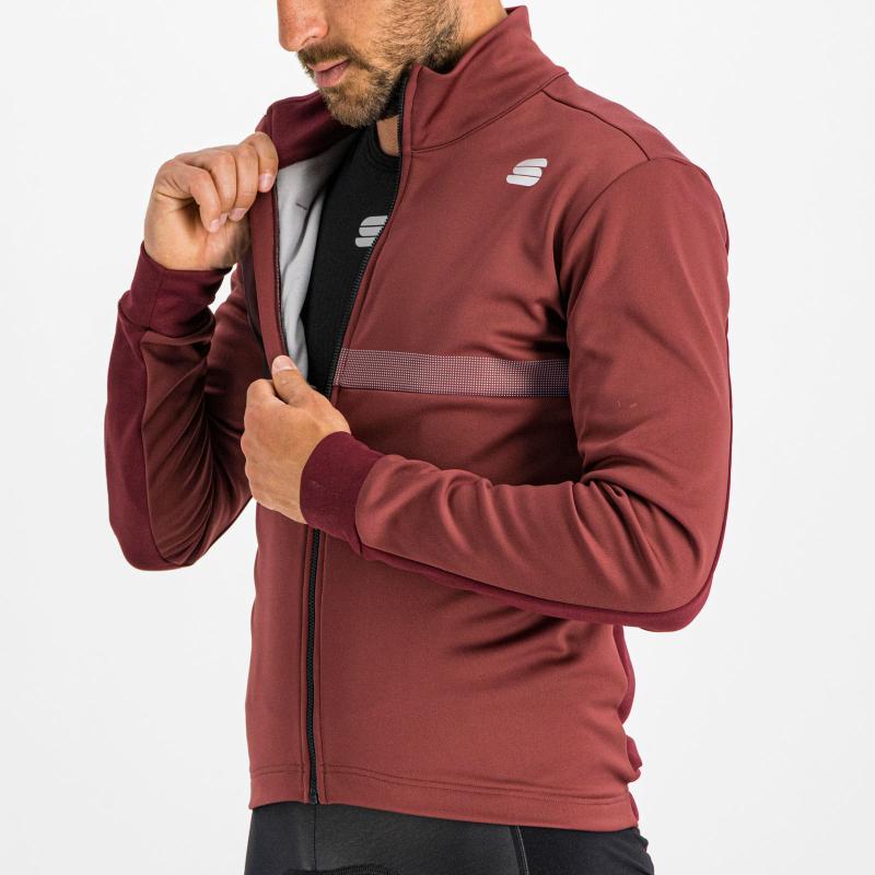 SPORTFUL GIARA SOFTSHELL bunda tmavočervená