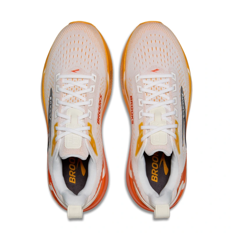 BROOKS Ghost Max 4 M biela/oranžová 4