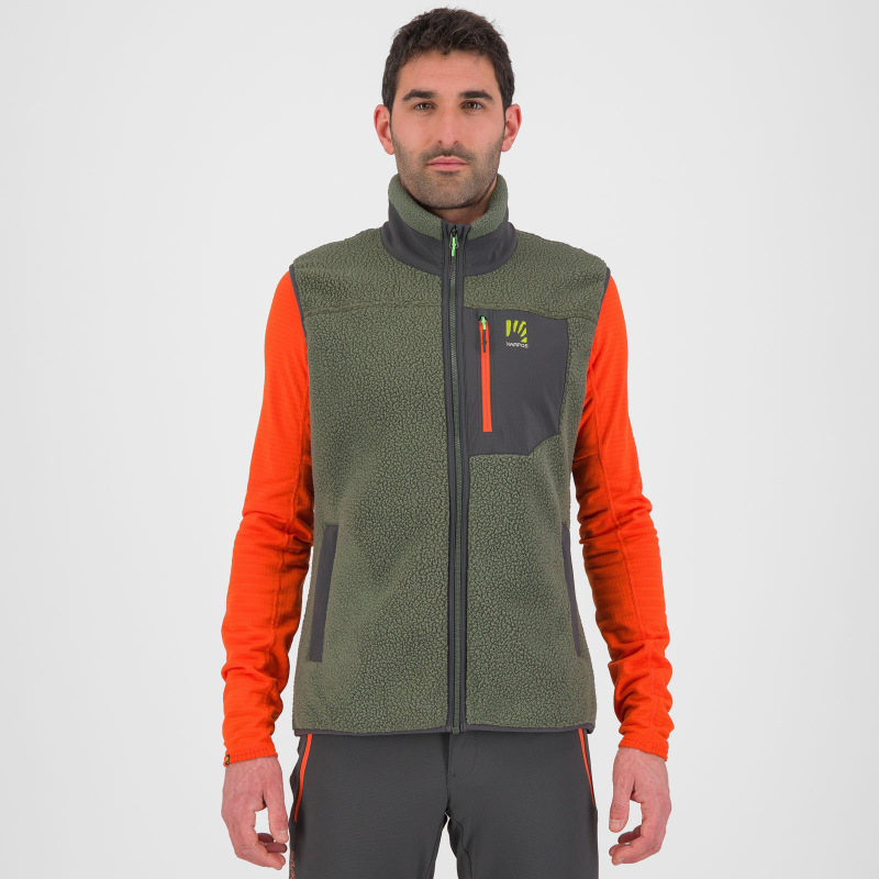 Karpos 80’S flíska vesta Thyme/Black Sand 4