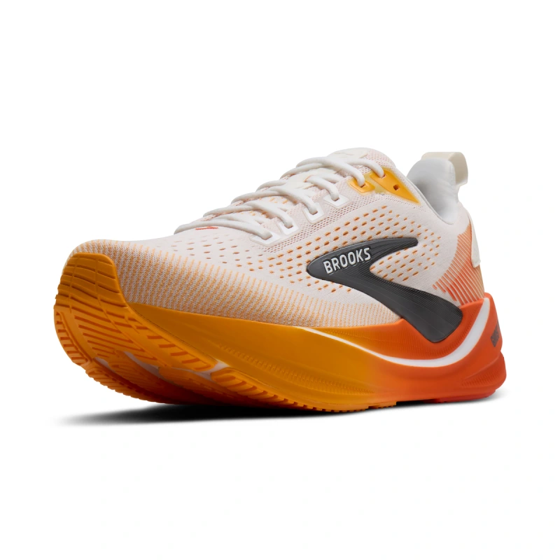 BROOKS Ghost Max 4 M biela/oranžová 2