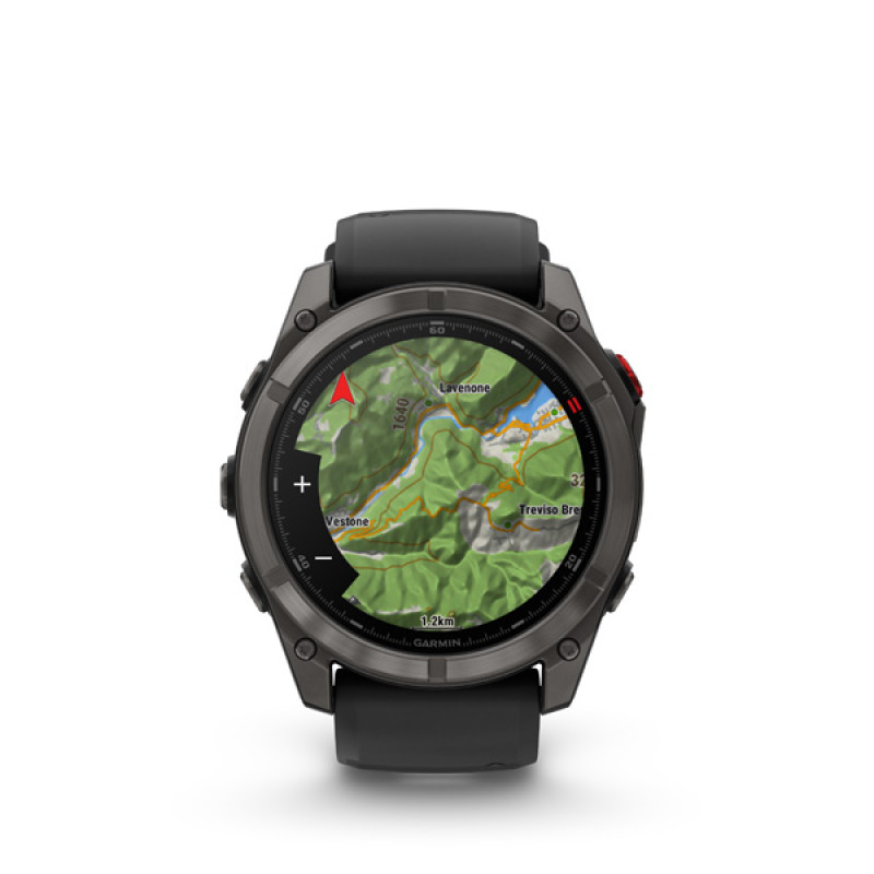 Garmin fenix 8 Pro - 51mm, AMOLED, Sapphire, Titanium, Graphite/Black band 1