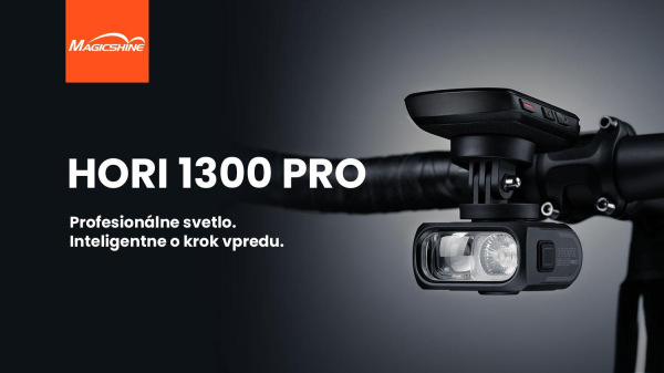Svetlo HORI 1300 PRO predné 6f USB čierne 9