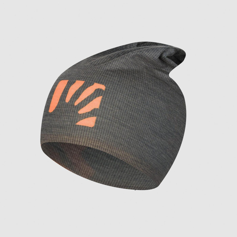 Karpos Coppolo Merino Čiapka Woodl.Gray/Mahogany/Vibr.Orange 1