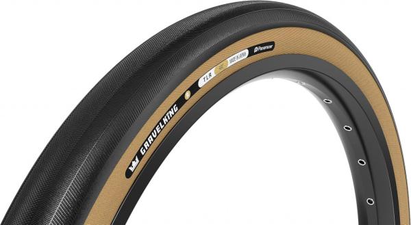 PANARACER Plášť Gravelking Slick R, kevlar.pätka, hnedo-čierny