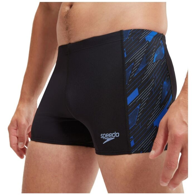 Pánske plavky Speedo Hyper Boom Panel čierna/modrá 4