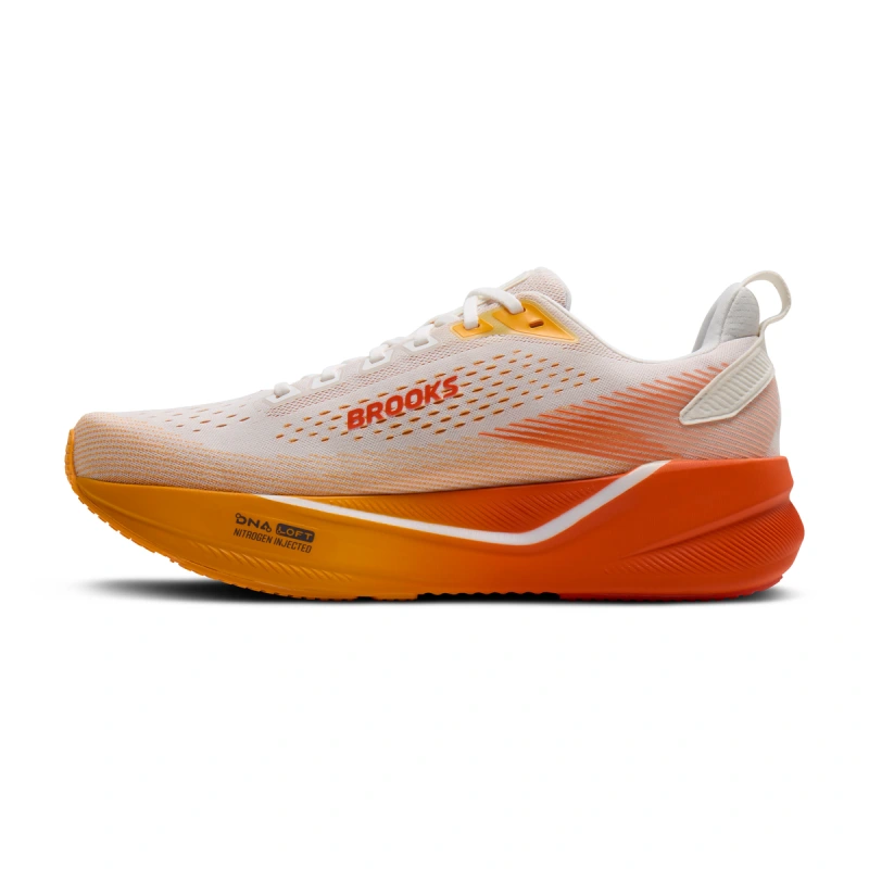 BROOKS Ghost Max 4 M biela/oranžová 1