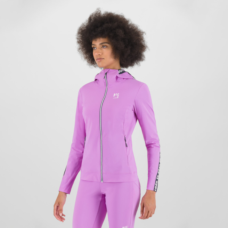 Karpos EASYFRIZZ dámska FULL-ZIP mikina s kapucňou bloom/ombre blue 4
