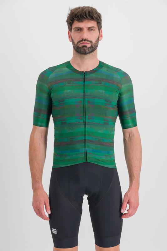 Sportful GLITCH BOMBER dres multicolor green