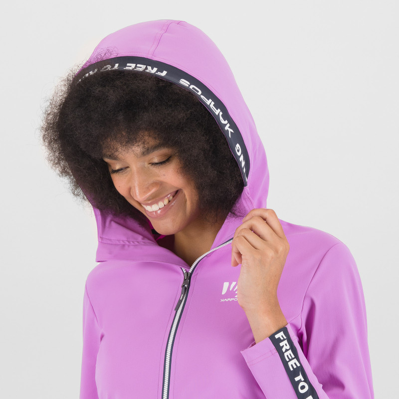 Karpos EASYFRIZZ dámska FULL-ZIP mikina s kapucňou bloom/ombre blue 7