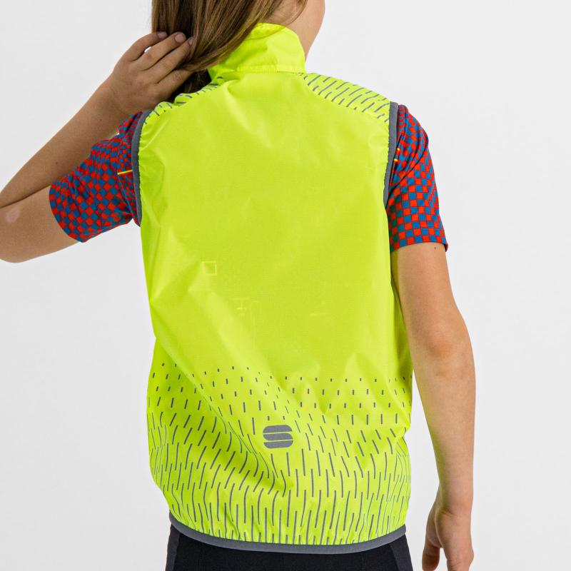 SPORTFUL Kid Reflex vesta žltá fluo