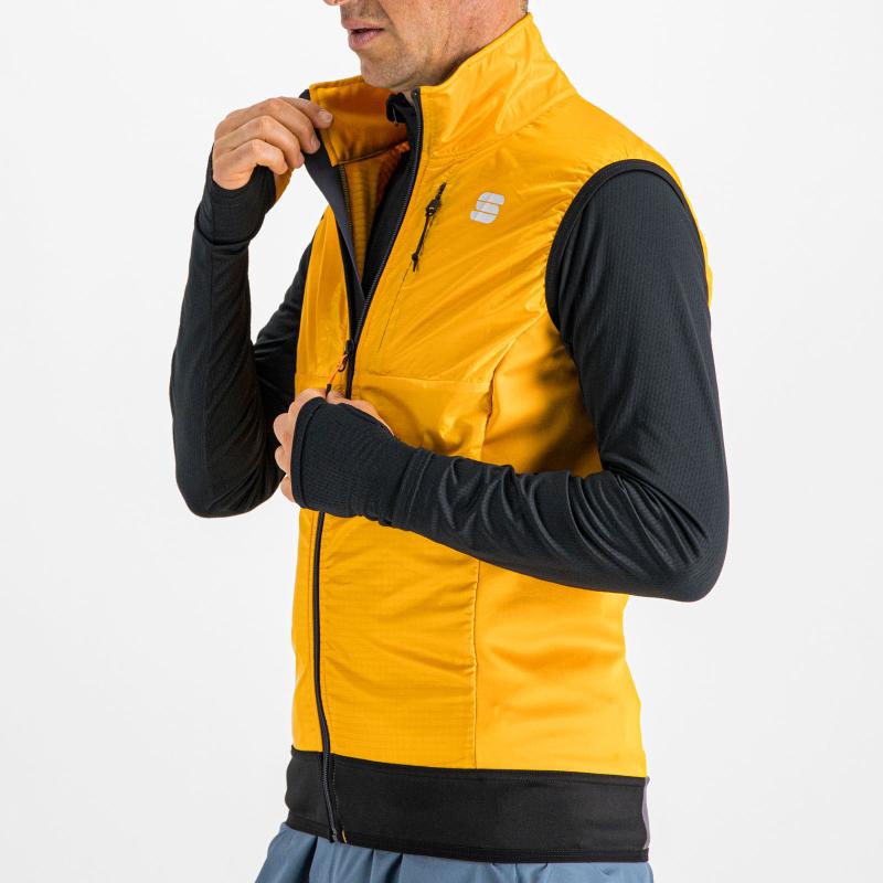 Sportful CARDIO TECH WIND vesta tmavo žltá