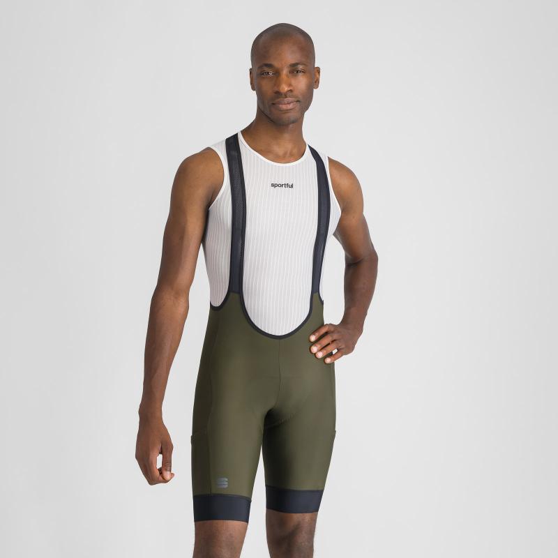 Sportful GIARA 2 kraťasy s trakmi dark green