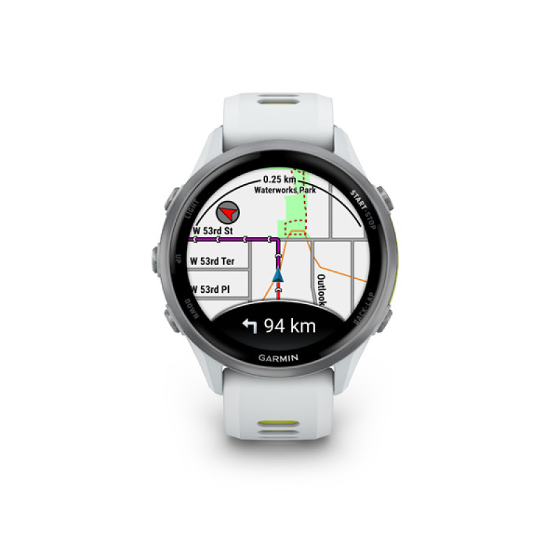 Garmin Forerunner 970 Whitestone/Amp Yellow 1