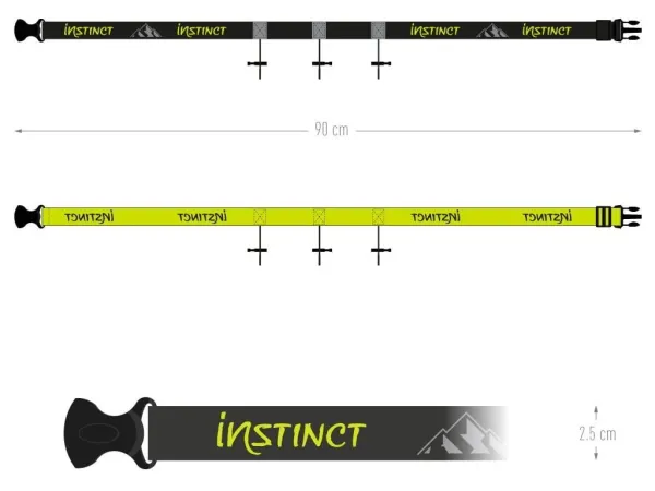 Pás na štartové číslo Instinct Race