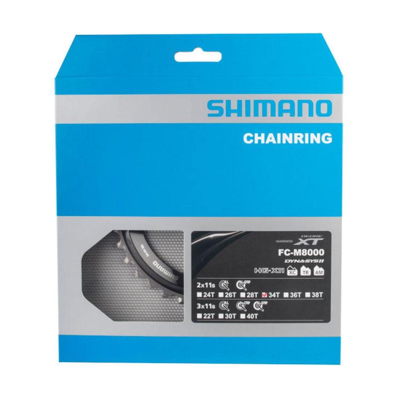 SHIMANO prevodník 34z. M8000 XT 34/24z. čierny 96mm