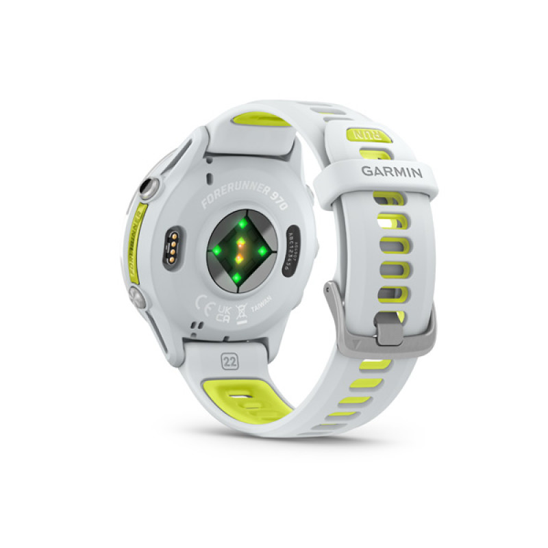 Garmin Forerunner 970 Whitestone/Amp Yellow 5